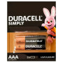 Батарейка DURACELL MN2400 LR03, 2 шт