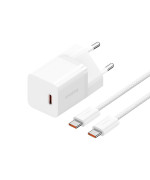 Сетевое зарядное устройство Baseus P10110902213-00 PD30W / QC3.0 3A Cable Type-C to Type, White