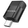 USB Адаптер BOROFONE BV18 Type-C male to USB female USB3.0 adapter, Black