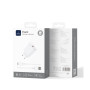 Мережевий зарядний пристрій WIWU Essen GaN Wi-G023 2.4A з кабелем micro-USB, White