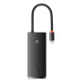 USB - хаб Baseus Lite Series 6-Port Type-C to HDMI / USB 3.0 / PD / SD / TF, Black ( WKQX050101 )