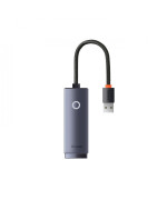USB - хаб Baseus Lite Series Ethernet Adapter USB-A to RJ45 LAN Port (100Mbps), Black