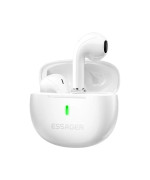 Bluetooth наушники - гарнитура ESSAGER Shining TWS Bluetooth earphones, White
