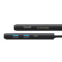 USB - хаб Baseus Lite Series 6-Port Type-C to HDMI / USB 3.0 / PD / SD / TF, Black ( WKQX050101 )