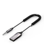 Bluetooth аудіо ресивер UGREEN CM309 Bluetooth Car Receiver Aux with Mic, Space Gray