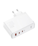 Сетевое зарядное устройство Baseus CCGP100202 240W 5А QC3.0 Cable Type-C to Type-C, White