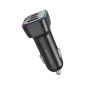 Автомобильное зарядное устройство BOROFONE BZ28C Trophie PD60W / QC3.0 3A car charger, Black