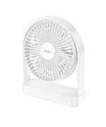 Вентилятор портативный HOCO HX65 Ultra-thin desktop fan, White