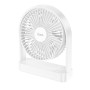 Вентилятор портативный HOCO HX65 Ultra-thin desktop fan, White