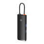 USB - хаб Baseus Lite Series 6-Port Type-C to HDMI / USB 3.0 / PD / SD / TF, Black ( WKQX050101 )