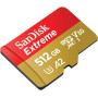 Карта пам'яті microSDXC SanDisk Extreme A2 UHS-1 U3 512Gb class 10