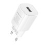 Мережевий зарядний пристрій BOROFONE BA101A, White
