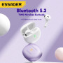 Bluetooth навушники - гарнітура ESSAGER Shining TWS Bluetooth earphones, White