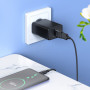 USB Адаптер BOROFONE BV18 Type-C male to USB female USB3.0 adapter, Black