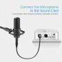 Аудіокабель UGREEN AV130 Cannon XLR Male to Female Microphone 3m, Black