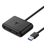 USB Хаб UGREEN CR113 USB 3.0 Hub 0.5m, Black