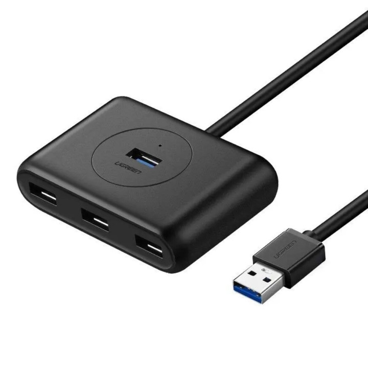 USB Хаб UGREEN CR113 USB 3.0 Hub 0.5m, Black