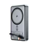 Зовнішній акумулятор Power Bank з бездротовою зарядкою ACEFAST M18 Type-C PD20W 10000mAh, Black