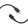 Data Кабель BOROFONE BX113 Lenny 60W silicone charging data cable Type-C to Type-C, Black