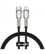 Data Кабель Baseus CATLJK-01 Cafule Series Type-C to Lightning PD20W 0.25m, Black