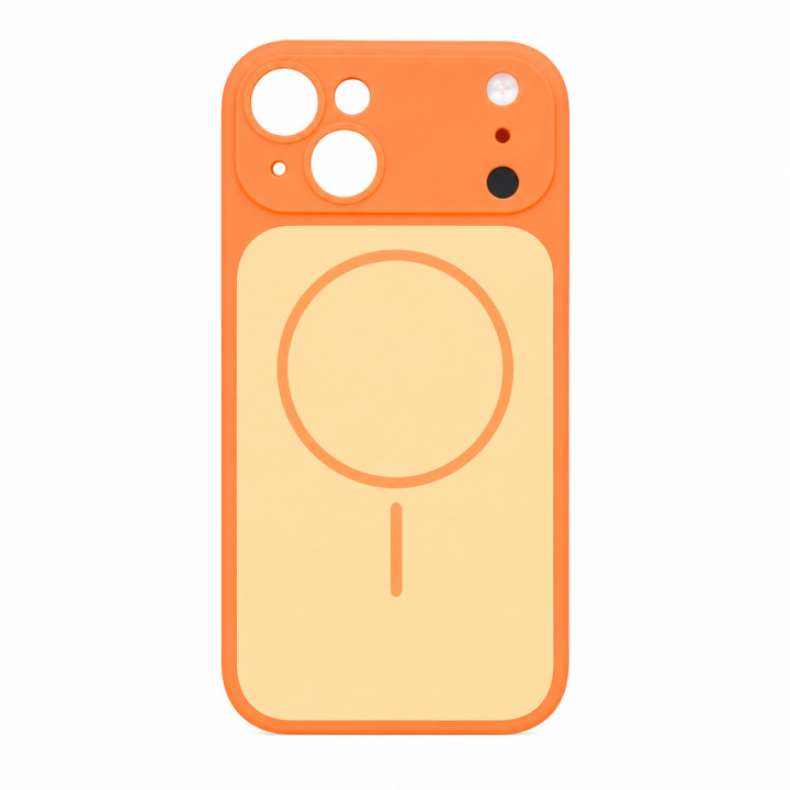 Чохол Silicone MAG COVER для iPhone 13, Orange