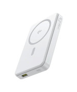 Внешний аккумулятор Power Bank Baseus Airpow Ⅱ Qi2 10000mAh 22.5W Cable Type-C to Type-C, Moon-White