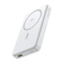 Внешний аккумулятор Power Bank Baseus Airpow Ⅱ Qi2 10000mAh 22.5W Cable Type-C to Type-C, Moon-White
