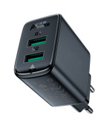 Сетевое зарядное устройство для ACEFAST A33 USB QC18W, Black
