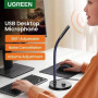 Настольный USB микрофон UGREEN CM564 UGR-90416, Black