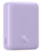 Зовнішній акумулятор Baseus Magnetic Mini Air 6000mAh 20W, Purple