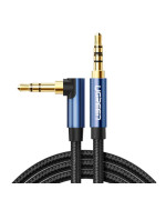 Аудио кабель UGREEN UGR-60179 3.5mm Male to 3.5mm Male 1m, Blue-Black