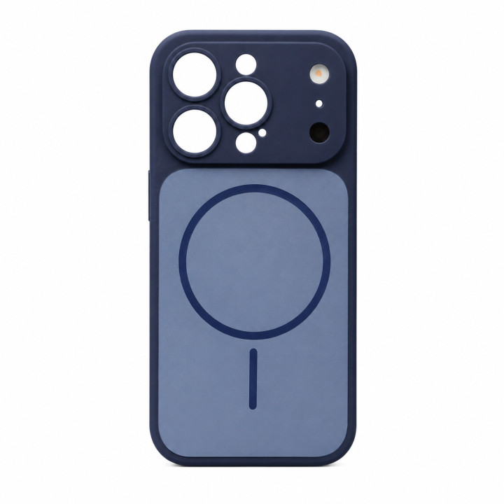 Чехол Silicone MAG COVER для iPhone 15 Pro, Dark Blue