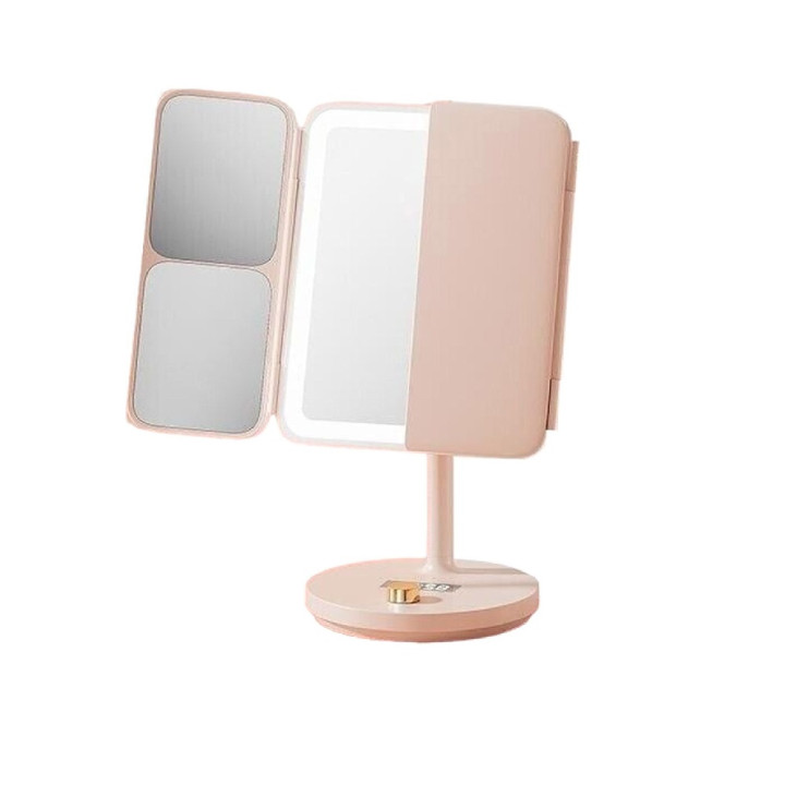 Дзеркало для макіяжу Jordan Judy Folding Make-up LED Mirror, Pink