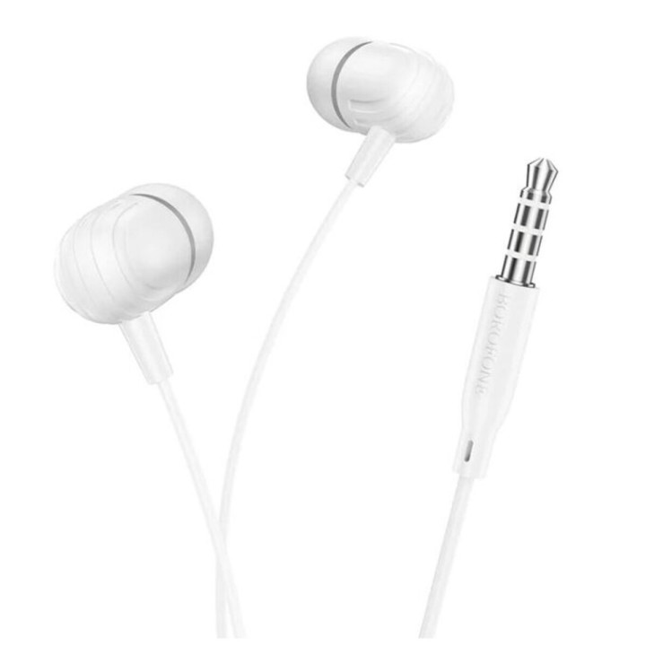 Вакуумные наушники BOROFONE BM77 Ascending 3.5 мм (mini-Jack) 1.2m, White