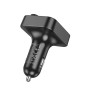 Автомобильное зарядное устройство с FM-модулятором HOCO E85 Tiger Type-C PD20W USB QC3.0 BT FM transmitter, Black
