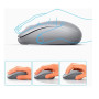 USB Мышь UGREEN MU105 UGR-90669 2.4G Wireless Mouse, Moonlight Gray