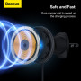 Автомобильный держатель Baseus CW01 Magnetic с поддержкой беспроводной зарядки 15W, Cluster Black