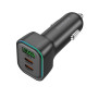 Автомобильное зарядное устройство BOROFONE BZ28C Trophie PD60W / QC3.0 3A car charger, Black