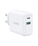 Сетевое зарядное устройство UGREEN CD170 38W Type-C Wall Charger EU, White