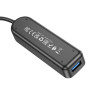 USB Хаб Borofone DH5 Erudite 4-in-1 adapter USB3.0*4 1.2M, Black