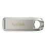 Флешка Flash SanDisk Gen1 Ultra Luxe Type-C 3.2 128Gb (400Mb/s), Silver