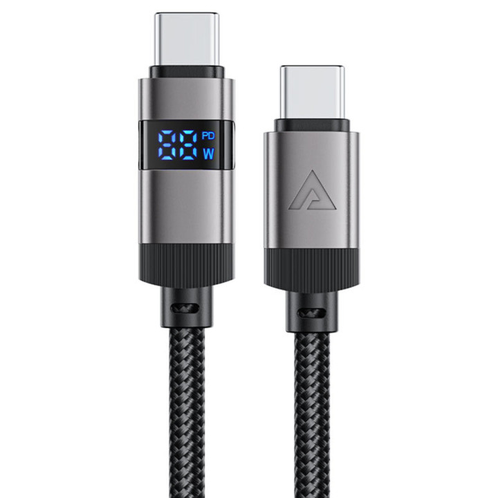 Data - Кабель ACEFAST C15-03 Type-C to Type-C 3A 1.2 м, Black