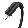 Data Кабель BOROFONE BX47 USB to Lightning 2.4A 1m, Black