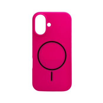 Чехол Cosmic Silicone Case Magnetic для iPhone 16, Shiny Pink