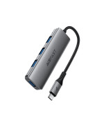 USB Хаб ACEFAST J15 USB-C 4-in-1, Metal Gray
