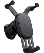 Автомобильный держатель для телефона Baseus Stable Gravitational Car Mount Air, Black ( SUWX020001 )