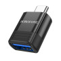 USB Адаптер BOROFONE BV18 Type-C male to USB female USB3.0 adapter, Black