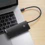 USB - хаб Baseus Lite Series 6-Port Type-C to HDMI / USB 3.0 / PD / SD / TF, Black ( WKQX050101 )