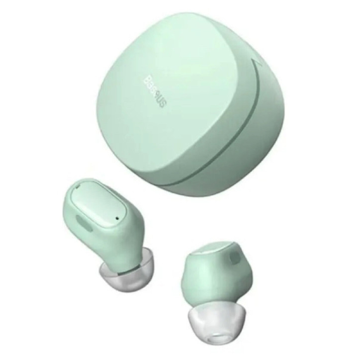 Беспроводные Bluetooth наушники Baseus Bowie WM01 300 mAh, Green