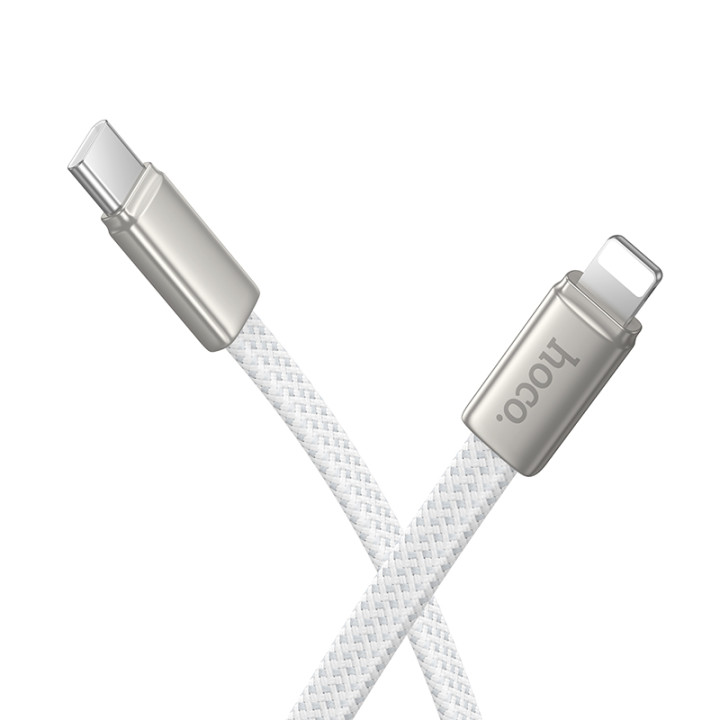 Data - кабель HOCO X125 PD30W Type-C - Lightning, White